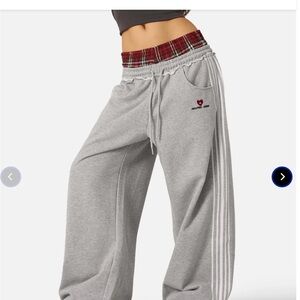 AELFRIC EDEN DOUBLE WAIST BAGGY SWEATPANTS